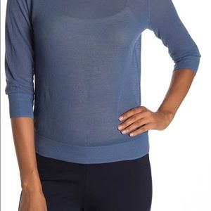 Vince Sheer textured Knit Pullover Sweater S